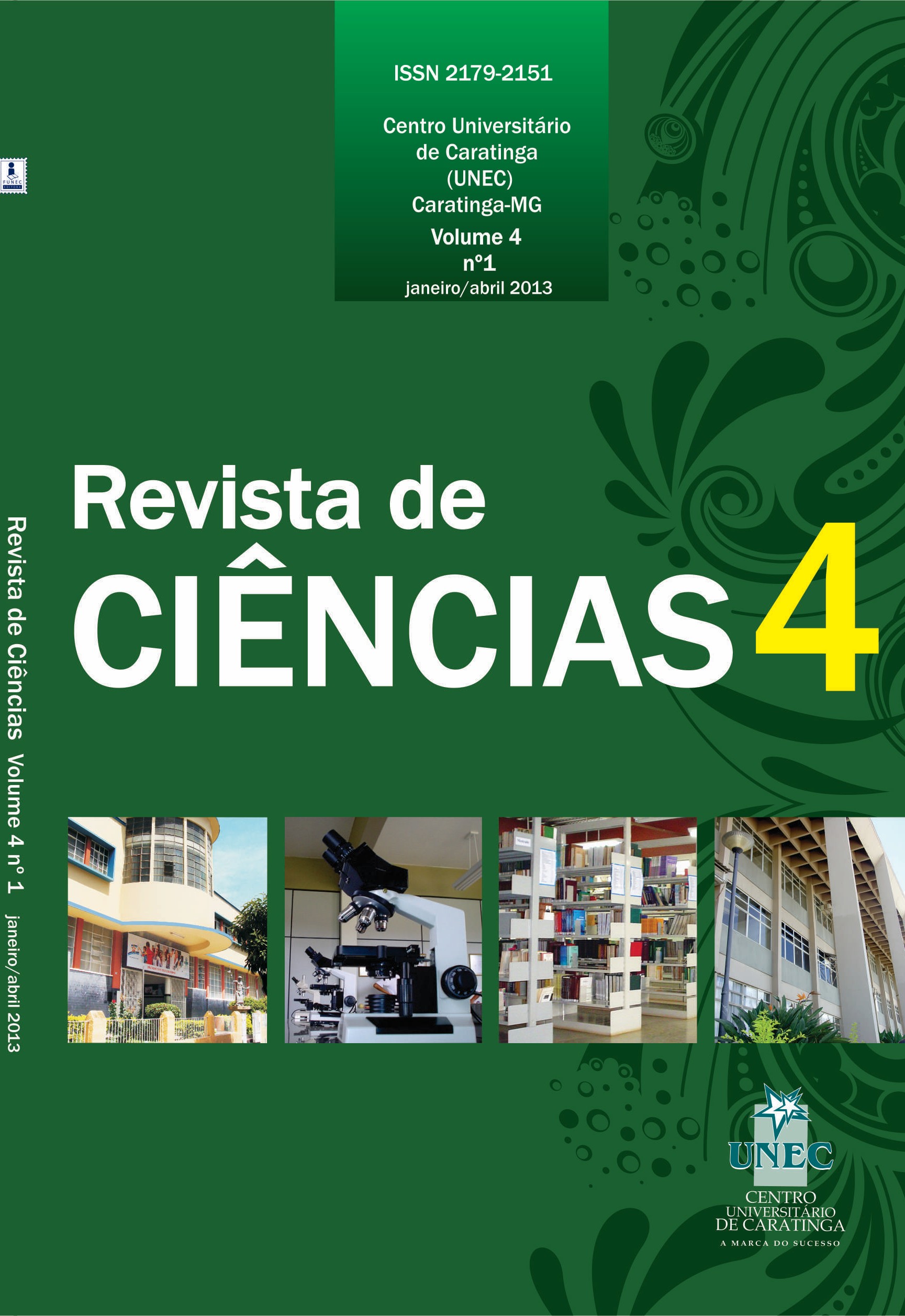 Revista de Ciências número 4 volume 1 de 2013